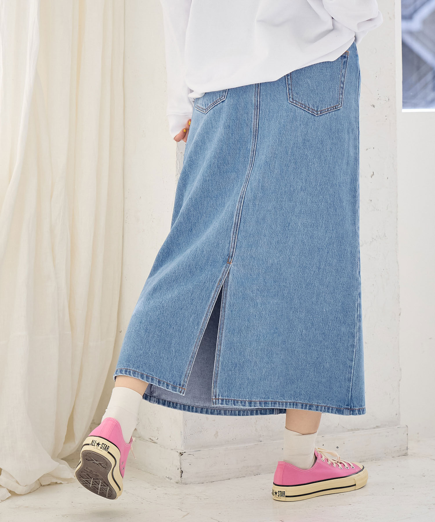 ROPE' PICNIC R「デニムAラインスカート」|スカート|