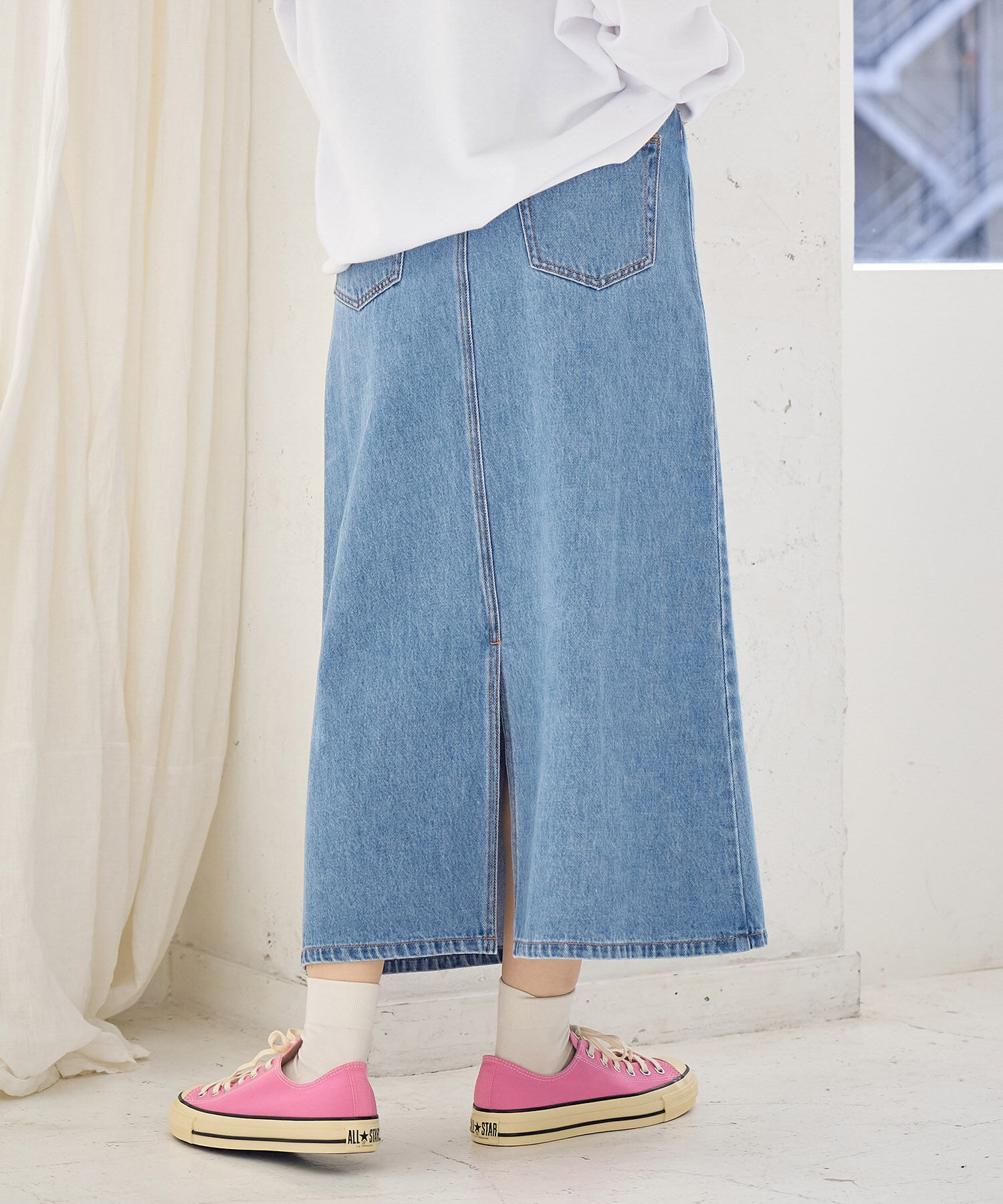 ROPE' PICNIC R「デニムAラインスカート」|スカート|