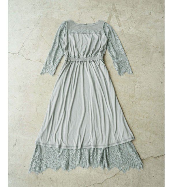 Rope&rsquo;Picnic「【Mon E&rsquo;toile/モンエトワール】【結婚式にも】レースDRESS」|ドレス|