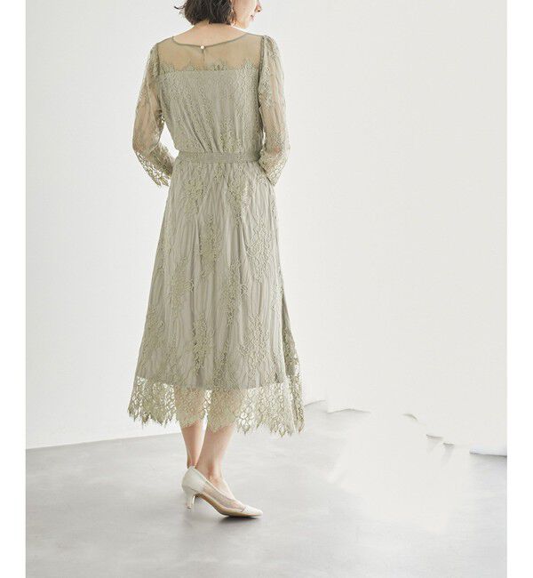Rope&rsquo;Picnic「【Mon E&rsquo;toile/モンエトワール】【結婚式にも】レースDRESS」|ドレス|