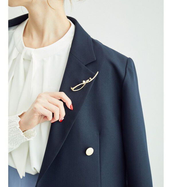 ROPE PICNIC PASSAGE「パールブローチ」|ブローチ・コサージュ|ゴールド