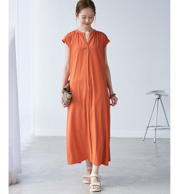 Rope&rsquo;Picnic「リラックススキッパーロングワンピース」|ワンピース|