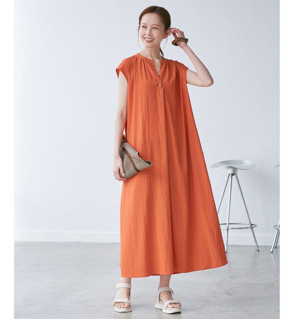 Rope&rsquo;Picnic「リラックススキッパーロングワンピース」|ワンピース|