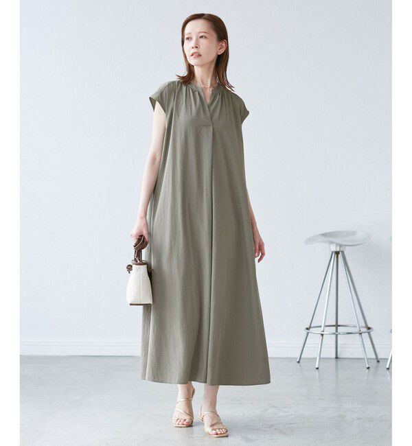 Rope&rsquo;Picnic「リラックススキッパーロングワンピース」|ワンピース|