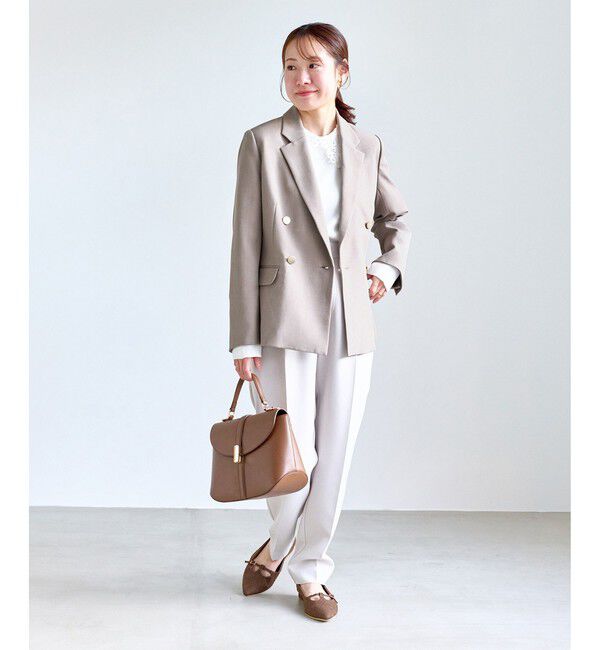 Rope&rsquo;Picnic「【低身長・小柄さんサイズ】クリアツイル金ボタンジャケット/セレモニー・セットアップ対応」|テーラードジャケット|