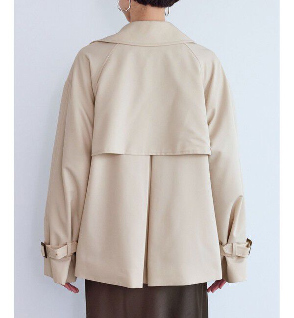 Rope&rsquo;Picnic「ショート丈トレンチコート/撥水・花粉ガード」|トレンチコート|