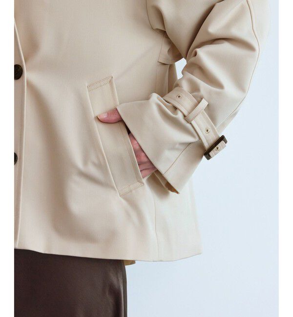 Rope&rsquo;Picnic「ショート丈トレンチコート/撥水・花粉ガード」|トレンチコート|