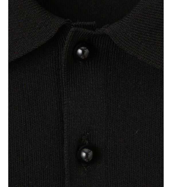 ADAM ET ROPE'「リボンポロニット」|ポロシャツ|