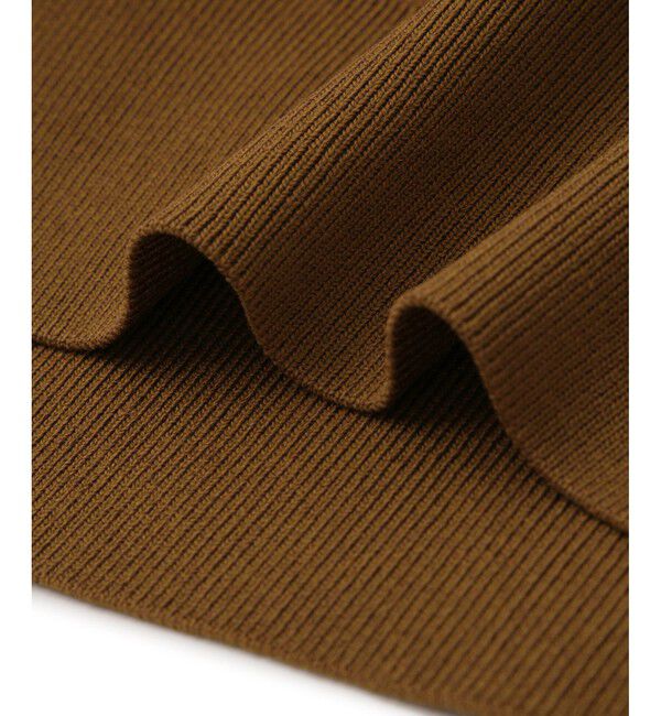 ADAM ET ROPE'「リボンポロニット」|ポロシャツ|