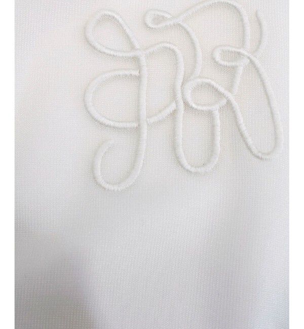 ADAM ET ROPE'「シアーロゴカーディガン」|カーディガン|