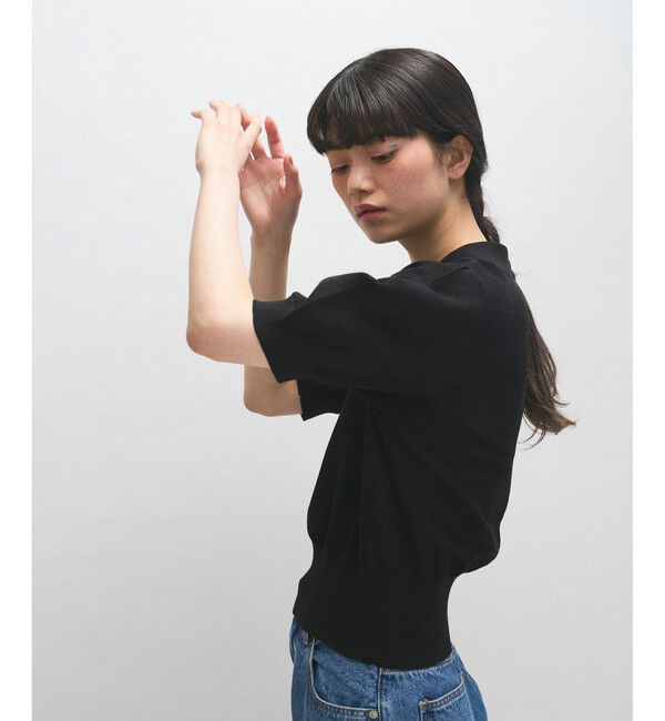 ADAM ET ROPE'「ラミーニットポロシャツ」|ポロシャツ|