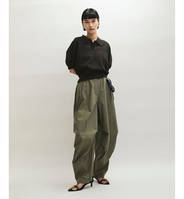 ADAM ET ROPE'「ラミーニットポロシャツ」|ポロシャツ|