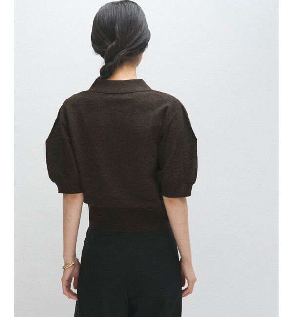 ADAM ET ROPE'「ラミーニットポロシャツ」|ポロシャツ|