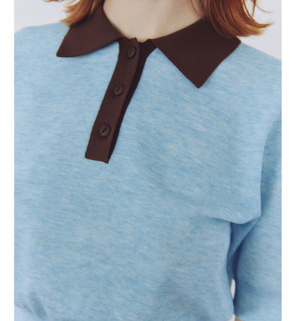 ADAM ET ROPE'「ラミーニットポロシャツ」|ポロシャツ|