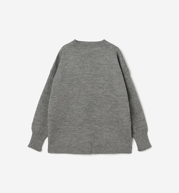  「Le Tricoteur | 〈別注〉トラディショナル ウールガンジーセーター UNISEX」|ニット・セーター|GREY