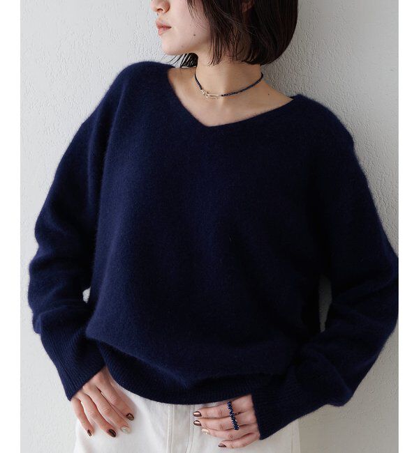 フォックスウール Vネックプルオーバー｜ルミネのファッション通販