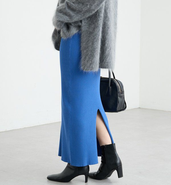  「予約【新色追加/マイナス3kg/レビュー高評価☆】リブタイトスカート」|スカート|