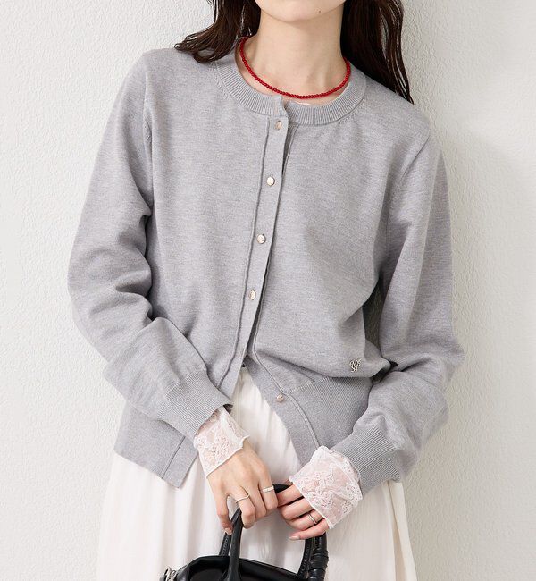  「チャーム付きデイリーカーディガン」|カーディガン|
