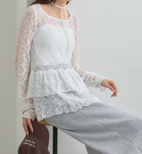  「26SSドットティアードプルオーバー」|Tシャツ・カットソー|