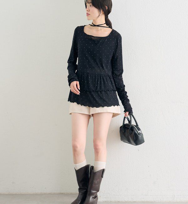  「26SSドットティアードプルオーバー」|Tシャツ・カットソー|