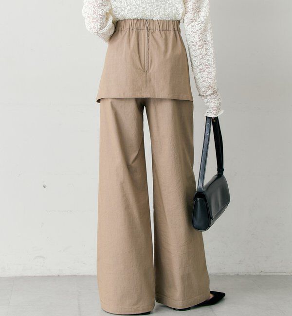  「レイヤードロングパンツ」|チノ|