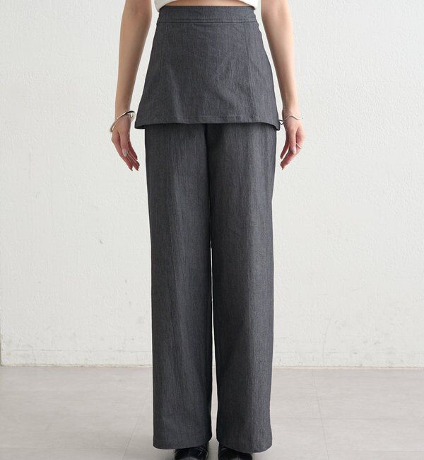  「レイヤードロングパンツ」|チノ|