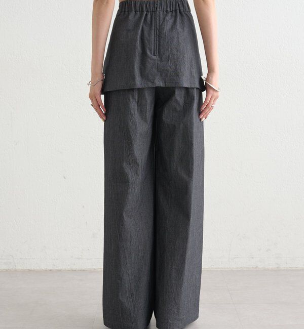  「レイヤードロングパンツ」|チノ|