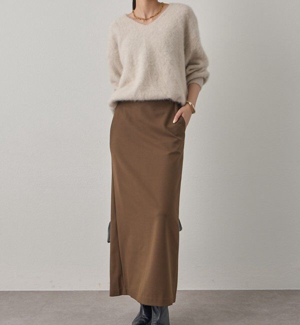  「ペンシルマキシスカート」|スカート|
