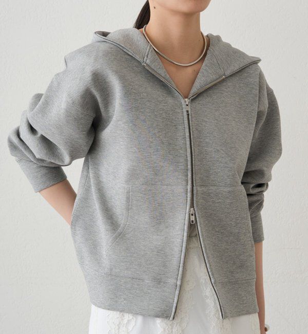  「ポンチパーカー」|Tシャツ・カットソー|ライトグレー