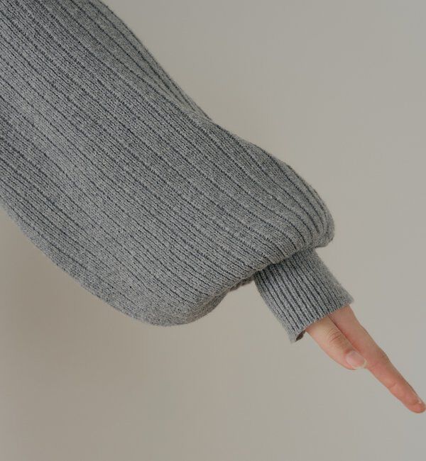  「【セットアップ対応】Vネックルーズニット」|ニット・セーター|