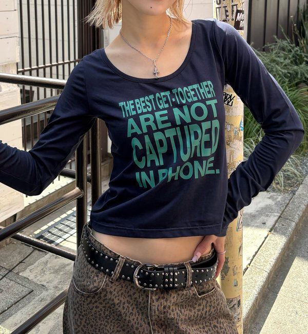  「【WEB限定】MESSAGE TOPS」|Tシャツ・カットソー|