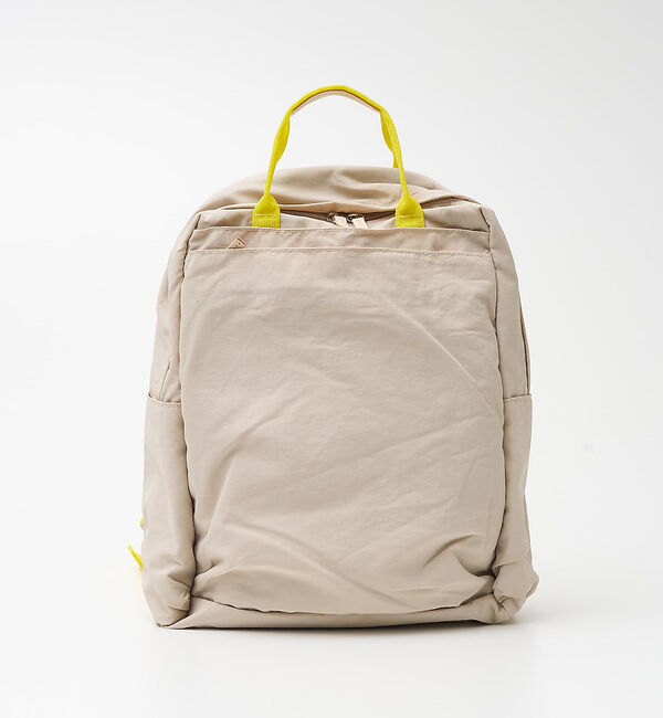 collex「【WEB限定】【EARTH MADE】12ポケット インサイドプリント2WAYリ」|リュック|ライトベージュ