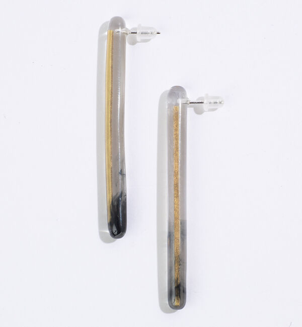 qualite「グラデーションバーピアス」|ピアス|