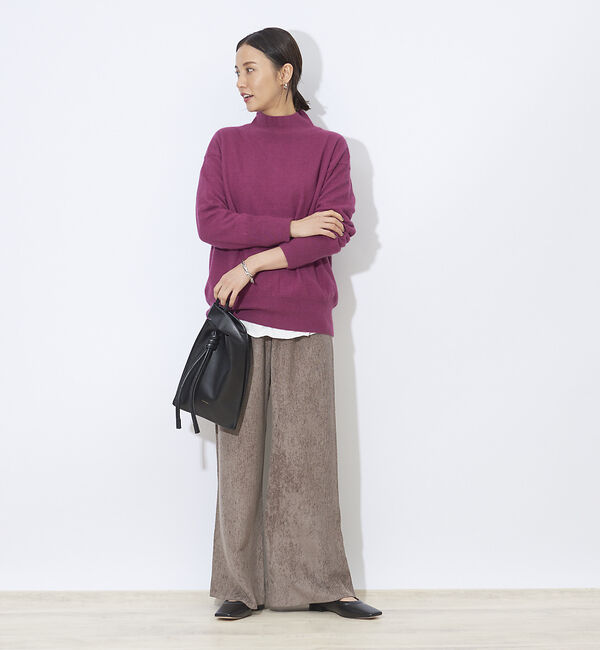 qualite「【新色ネイビー入荷】【WEB限定】レーヨンコールレギンスパンツ」|その他|