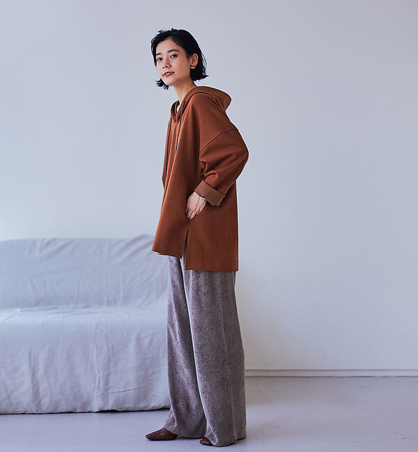 qualite「【新色ネイビー入荷】【WEB限定】レーヨンコールレギンスパンツ」|その他|