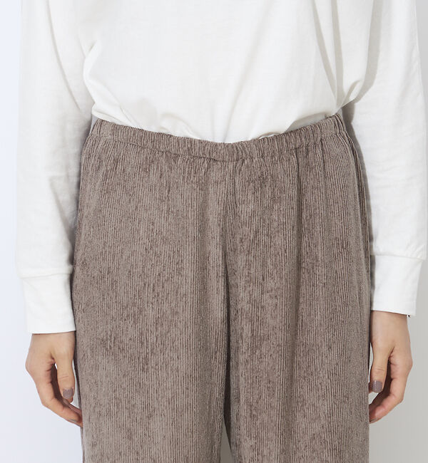 qualite「【新色ネイビー入荷】【WEB限定】レーヨンコールレギンスパンツ」|その他|