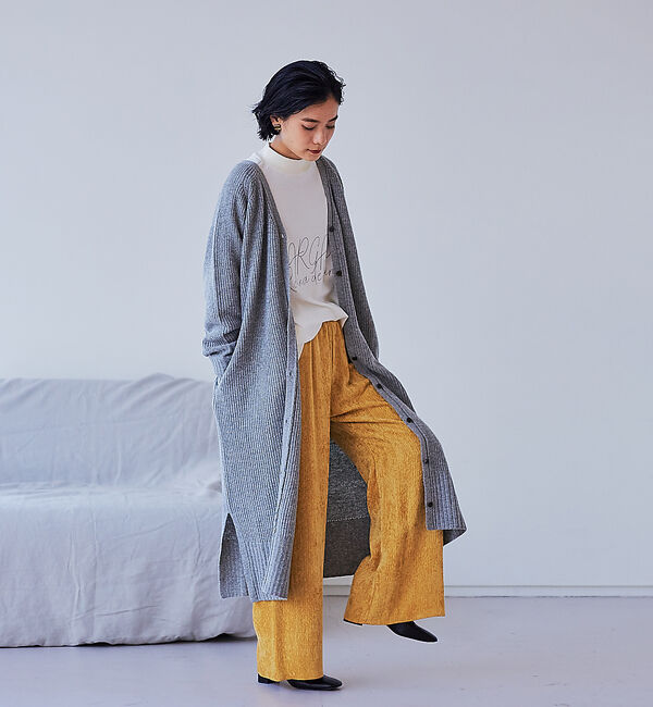 qualite「【新色ネイビー入荷】【WEB限定】レーヨンコールレギンスパンツ」|その他|