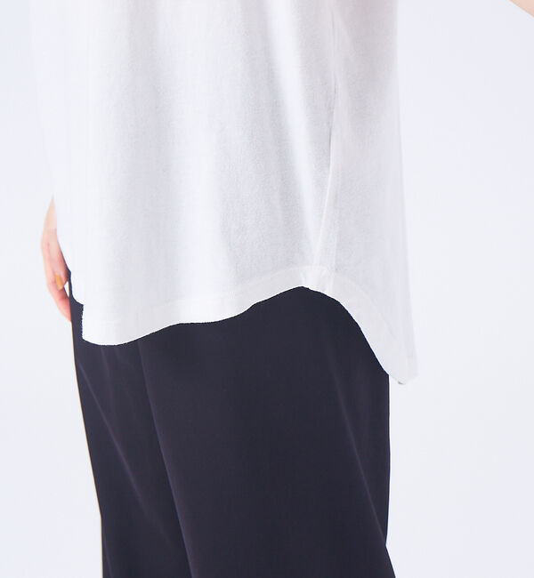 qualite「レイヤードVネックアシメニット」|ニット・セーター|