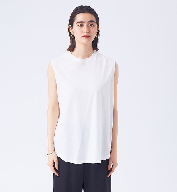 qualite「レイヤードVネックアシメニット」|ニット・セーター|