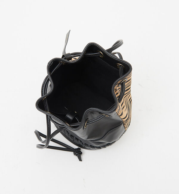 qualite「【mica della valle】Zebraadele バケツショルダー」|ショルダー・メッセンジャー|