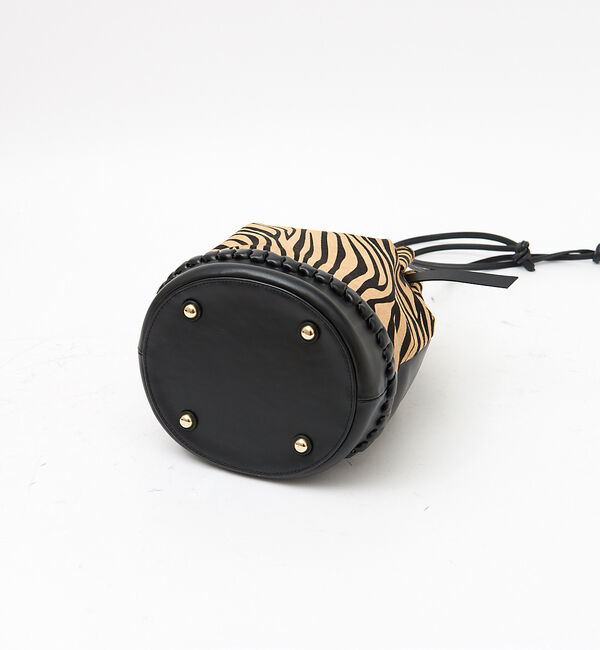 qualite「【mica della valle】Zebraadele バケツショルダー」|ショルダー・メッセンジャー|