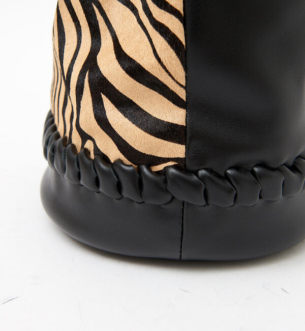 qualite「【mica della valle】Zebraadele バケツショルダー」|ショルダー・メッセンジャー|