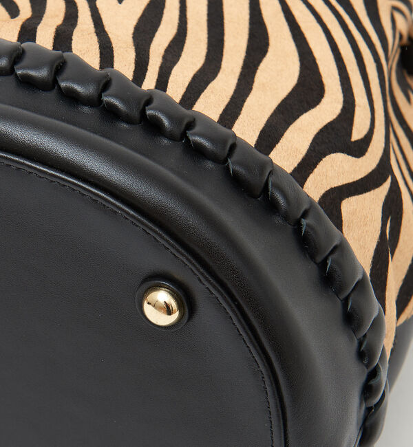 qualite「【mica della valle】Zebraadele バケツショルダー」|ショルダー・メッセンジャー|