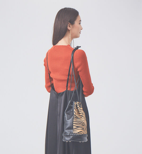 qualite「【mica della valle】Zebraadele バケツショルダー」|ショルダー・メッセンジャー|