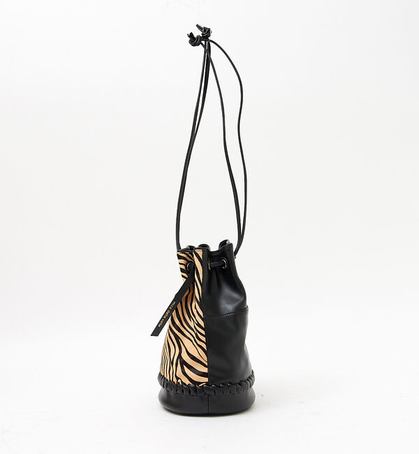 qualite「【mica della valle】Zebraadele バケツショルダー」|ショルダー・メッセンジャー|
