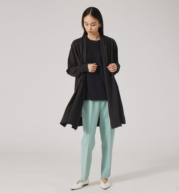 qualite「《セットアップ対応》ダブルクロスハイウエストテーパード【セージグリーン】」|その他|