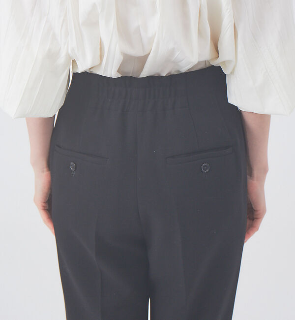 qualite「《セットアップ対応》ダブルクロスハイウエストテーパード【セージグリーン】」|その他|