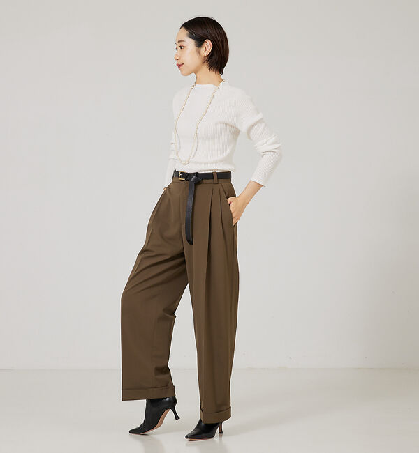 qualite「ダブルタックマッキンパンツ」|その他|