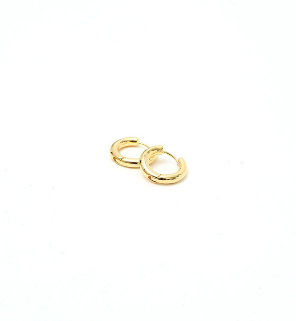qualite「メタルフープピアス」|ピアス|ゴールド
