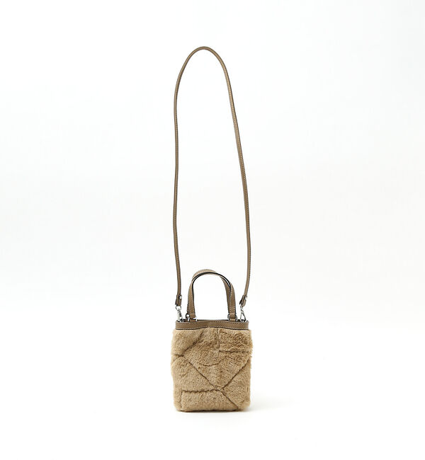 qualite「【GIANNI CHIARINI】キルティングファーバッグ」|ショルダー・メッセンジャー|